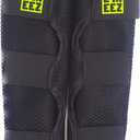 3D Mesh Tick Repelling Leg Gaiters (Small/Medium (1 Pair), Black)