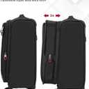 star cloud Expandable Carry On Luggage with Garment Compartment, 22x14x9 Softside Carry On Suitcase with Detachable Spinner Wheels, USB&Type-C charger, TSA Lock,Luggage For Travel Business Trip, 22 x 14.5 x 9 inches