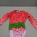 ADUKIDE 18-24 Month Swimsuit Girl Watermelon Long Sleee Zipper Bathing Suit Infant One Piece Ruffle Rash Guard Swimwear Sunsuit