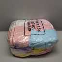 18 Pcs Kids Sleepover Party Supplies Set for Girls Fleece Soft Blankets Fluffy Heart Throw Pillow Plush Sleep Eye Mask for Spa Camping Birthday Favors(Light Color) (12  11inch)