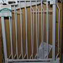 Mom's Choice GROWNSY Baby Gate, 30.5"-53" Auto-Close Dog Gate for Stairs & Doorways, Pressure-Mounted Easy Install Baby Gate - No Drill, Walk Through, Safe & Durable