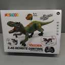 Remote Control Dinosaur Toys for Kids 3-5, 5-7, 8-12, 10-12, Electronic RC T Rex Dino Robot Toy for Boys, Top Christmas & Birthday Gifts for 6 7 8 9 10 11 & 12 Year Old Boys (Color: Brown)