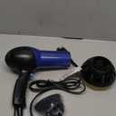 Conair Hair Dryer, 1875W Turbo Blow Dryer with Tourmaline Coating and Ionic Conditioning, Includes Diffuser and Concentrator Attachments, 2 Heat & 2 Speed Settings, Blue/Black (3 Piece Set)