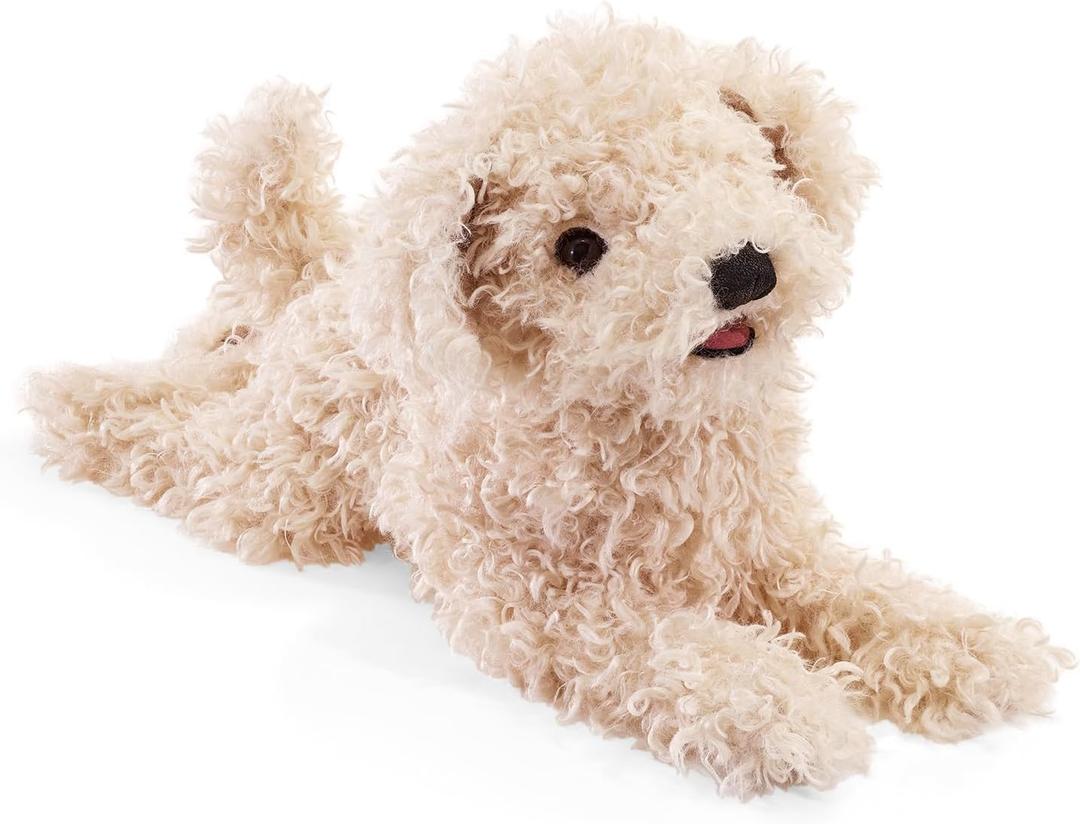 Folkmanis White Poodle Puppy Hand Puppet