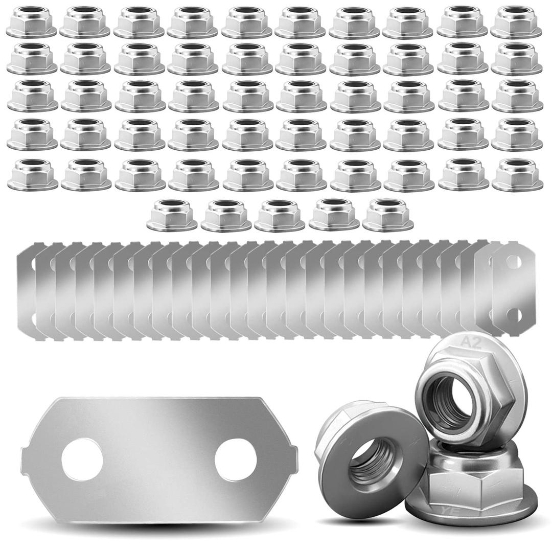 Hybrid Battery, Nickel-Plated Copper Bus Bars & SS Nuts Set, Compatible with 2004-2015 Toyota Prius, (Gen II & Gen III), oota rius V (2012-2017), Lexus CT200h (2011-2017)