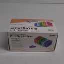 Monthly Pill Organizer 31 Day 3 Times a Day  One Month Pill Box for Medications, Fish Oil, Vitamins & Supplements  30 Day Daily Pill Case Organizer (Multi-colored)