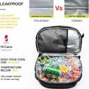 TUGUAN Insulated Cooler Backpack 38 Cans Double Deck Leakproof Lightweight Soft Lunch Backpack Small Cooler Bag Beach Picnic