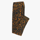 Lularoe Tall Curvy (TC fits Sizes 12-18) Leopard Animal Print Black Brown Buttery Soft Adult Leggings, 1 Pack