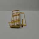 Towel Racks for Bathroom, Bathroom Shelf Over Toilet,Floating Shelves with Towel Rack Paper Holder Storage Basket,Floating Shelves for Wall Decor,Gold (Large)
