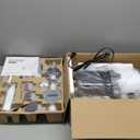 Dog Grooming Vacuum and Kit, Clipper Nail Trimmer Grinder, 2.5L Dust Cup 7 Grooming Tools 11000Pa Pet Vacuum for Shedding Grooming, Dog Hair Vacuum, Home Cleaning, PG50 Plus (Gray)