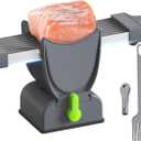 Fresh Meat Slicer & Cleaver Set  Adjustable 2mm/4mm Thickness 17 Blade Manual Meat Slicer for Beef, Pork, Chicken  Slice, Shred, Dice  Home Cooking, BBQ, Jerky, Hot Pot