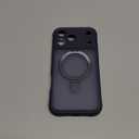 MOCCA Design for iPhone 17 Pro Max Case, Compatible with Magsafe [Premium Invisible Magnetic Ring Stand] [Military Drop Protection] Full Camera Guard Translucent Matte Slim Phone Cover 6.9",Deep Blue