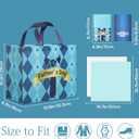 YANGTE 6 Pack 13" Fathers Day Gift Bags with Tissue Paper, Gift Bags Medium, Fathers Day Gift for Men Dad Father Grandpa, Happy Fathers Day Gift for Party Favor Supplies, 12.8"*10.2"*6.3"