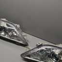 Headlights Assembly with Bulbs for 2007-2009 Toyota Camry, for 2007 2008 2009 Toyota Camry US Version Driver & Passenger Side