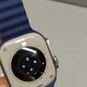 Apple Watch Ultra 2 [GPS + Cellular, 49mm] - Titanium Case with Blue Ocean Band, One Size 