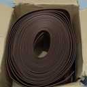 Vinyl Wall Base Baseboard Molding Trim 6" Flexible Self Adhesive Rubber Wall Base Moulding Trim Peel and Stick Design, 6 Inch x 40 Feet, Brown