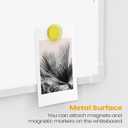 Small Dry Erase Board for Wall, 16" x 12" Double-sided Hanging Whiteboard, Dry Erase White Board with 4 Markers, 4 Magnets and 3 Mini Sticky Notes, Portable Whiteboard for Home, Office, School