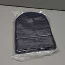 ZOORON 1&2 Unisex Thick Knitted Beanie for Men Women Cuffed Plain Hat Winter Slouchy Ski Beanies Black/ Navy