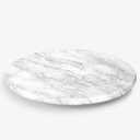Marble Lazy Susan, 10" Lazy Susan Board with Silent Rotating, Natural Marble Cake Turntable for Countertop Kitchen Turntable Storage, Cupcake, Food, Centerpieces
