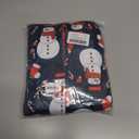 Matching Christmas Onesie Pajamas for Family/Couples, Cute Printed One-piece Pjs, Xmas Holiday Adult Hooded Sleepwear (6-8 Years, Snowman)