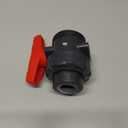PVC Union Ball Valve, 1" Inch (DN25) True Union Full Flow Ball Valve with ASTM EPDM O-ring, Slip Socket, Full Port for Water System