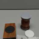 Rolling Knife Sharpener Kit with Diamond & Ceramic Discs, Magnetic Knife Sharpener Roller with 15 & 20 Angle Base, Afilador De Cuchillos