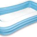 INTEX 58484EP Swim Center Inflatable Family Pool: 277 Gallon Capacity 120" x 72" x 22" Blue