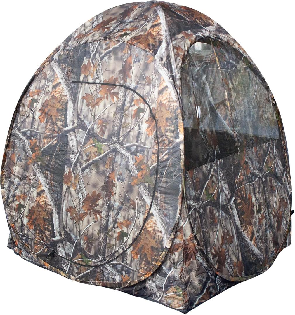 THUNDERBAY Run & Gun Series 1-3 Pereson Pop-Up Ground Blind, Hunting Bilnd for Deer, Turkey Duck Hunting, Bow Hunting