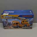 Large Crane Truck Toy with Extendable Crane Arm, Lights & Siren Sounds, Assemble & DIY Truck Engineering Vehicle Toy for Boys Girls Christmas Birthday Gifts Kids Toys for 3 4 5 6 7 8 Years Old