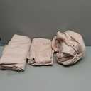 Amazon Basics Lightweight, Breathable, Wrinkle Resistant Microfiber 4-Piece Bed Sheet Set with 14-Inch Deep Pockets, Full, Blush Pink, Solid