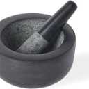 Fox Run Mortar and Pestle, Granite, Black