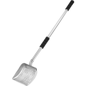LYCC Metal Cat Litter Scoop, Removable Stainless Steel, No Bending Back Heavy Duty Cat Litter Scoop, Non-Stick Long Handle Cat Litter Scooper, Multi-Cat Households
(16in-31in)