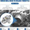 3-Pin Throttle Body 22210-62220 Compatible with Toyota 4Runner 1996-2002, Tacoma 1995-2004, T100 1995-1998, Tundra 2000-2004 3.4L # 2221062220 2221062230 22210-62230