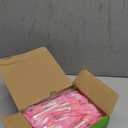 Wellgler's Disposable Oral Care Swabs, Sterile Sponge Mouth Swabs (100pcs, Pink)