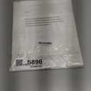 ALYVIA SPRING Stall Fabric Shower Curtain Liner Waterproof - 48" x 72", Soft & Lightweight Stall Size Shower Curtain with Magnets, Machine Washable - 48x72, White