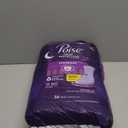 Poise Overnight Incontinence & Postpartum Pads for Bladder Leaks, 8 Drop Extra Coverage, 36 Count (Long)