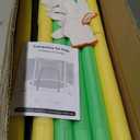 Indoor Trampoline for Kids Ages 1-8, 55" Small Outdoor Toddler Trampoline with Safety Enclosure Net, No-Gap Safe Design, Baby Round Jumping Mat, Recreational Trampolines Birthday Gifts for Boys Girls