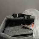 Dog Car Seat for Small/Medium Dogs, Memory Foam Dog Booster Seat, Travel Safety Per Car Seat with Washable Removable Cover, Storage Pockets for Dogs up to 35 lbs(Gray)