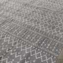 JONATHAN Y Boho Vintage Diamond Gray/Ivory Indoor Area Rug 12X18 ft, Moroccan Hype for Living Room, Bedroom, Kitchen, Office, Easy-Cleaning, High Traffic, Pet-Friendly, Non-Shedding (MOH101C-18)