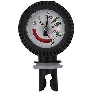 Fishlor Air Pressure Gauge, Nylon Inflatable Boat Air Pressure Gauge Barometer for Kayak Raft Black Kayak Accessories