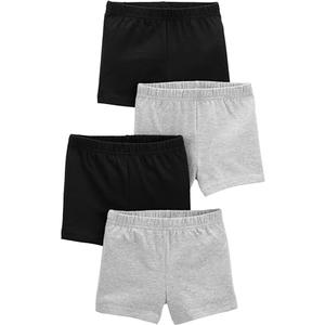 Simple Joys by Carter's Girls' 4-Pack Tumbling Shorts, 4T