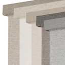 Persilux Light Filtering Roller Shades for Window Blinds, Cordless, Linen Fabric, Thermal Insulated Fabric UV Protection Shades for Home, Office, Bedroom, Door, Light Filtering-Grey, 30" W X 72" H