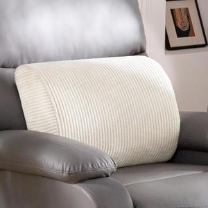 HIGOGOGO Lumbar Support Pillow for Recliner Chair/Accent Chair/Couch, Large Memory Foam Back Support Cushion for Elderly, Recliner Cushions for Back Rest, Pain Relief, Reading, Washable Cover, Beige