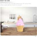 Cabilock Ice Cream Mechanical Kitchen Timer 60-Minute Countdown Clock 4.17X2.59X2.59In Plastic Cooking Timer for Baking Cooking Classroom Use