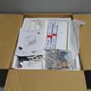 Nightstand with Charging Station and LED Lights,Modern Bedside Table with 2Drawer and Open Shelf,White Night Stand with Solid Wood Legs,End Table for Living RoomBedroom and Small Spaces