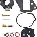 2Pcs 6E7-W0093-04-00 Carburetor Repair Kit for Yamaha Mariner Outboard 9.9HP 1986-1995 15HP 1984-1992 Engine Replaces Sierra 18-7769 6E7-W0093-03 6E7-W0093-02 6E7-W0093-01 Carb Rebuild Kit
