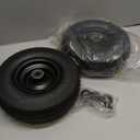 AR-PRO (2-Pack) 11x4.00-5 Tire and Wheel Assembly, 11x4-5 Lawnmower Tire (4-Ply) and Rim with Tube, 3.4 Centered Hub with 3/4 Bearings, Universal Lawn Mower/Yard Tractor Turf Tires