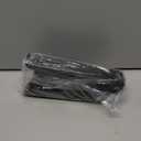 Bostitch Office Executive Metal Desktop Stapler, 3 in 1 Spring Powered Stapler, One Finger, Staple Storage Compartment & Staple Remover, Includes 210 Staples, 28 Sheet Capacity, Black/Gray