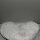 ZLQQ Women's 4-Hoop Petticoat Crinoline Underskirt for Wedding Ball Gown Tutu Tulle Slips Skirt (Medium-Large, White)