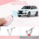 2 x 1797 4 Button Key Fob Cover for Nissan Pink Cute Bling Key Chain Case Shell Altima Rogue Sentra Murano Pathfinder Armada Accessories TPU